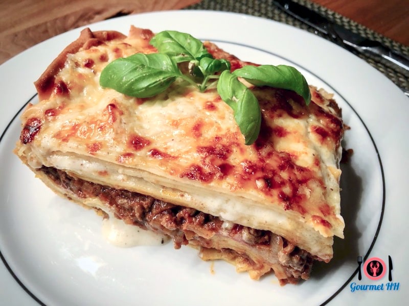 Bild: Lasagne al Forno - Nudelplatten mit Hackfleischbolognese